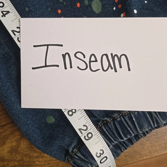 ashley stewart paint splatter jeans - Picture 6 of 6